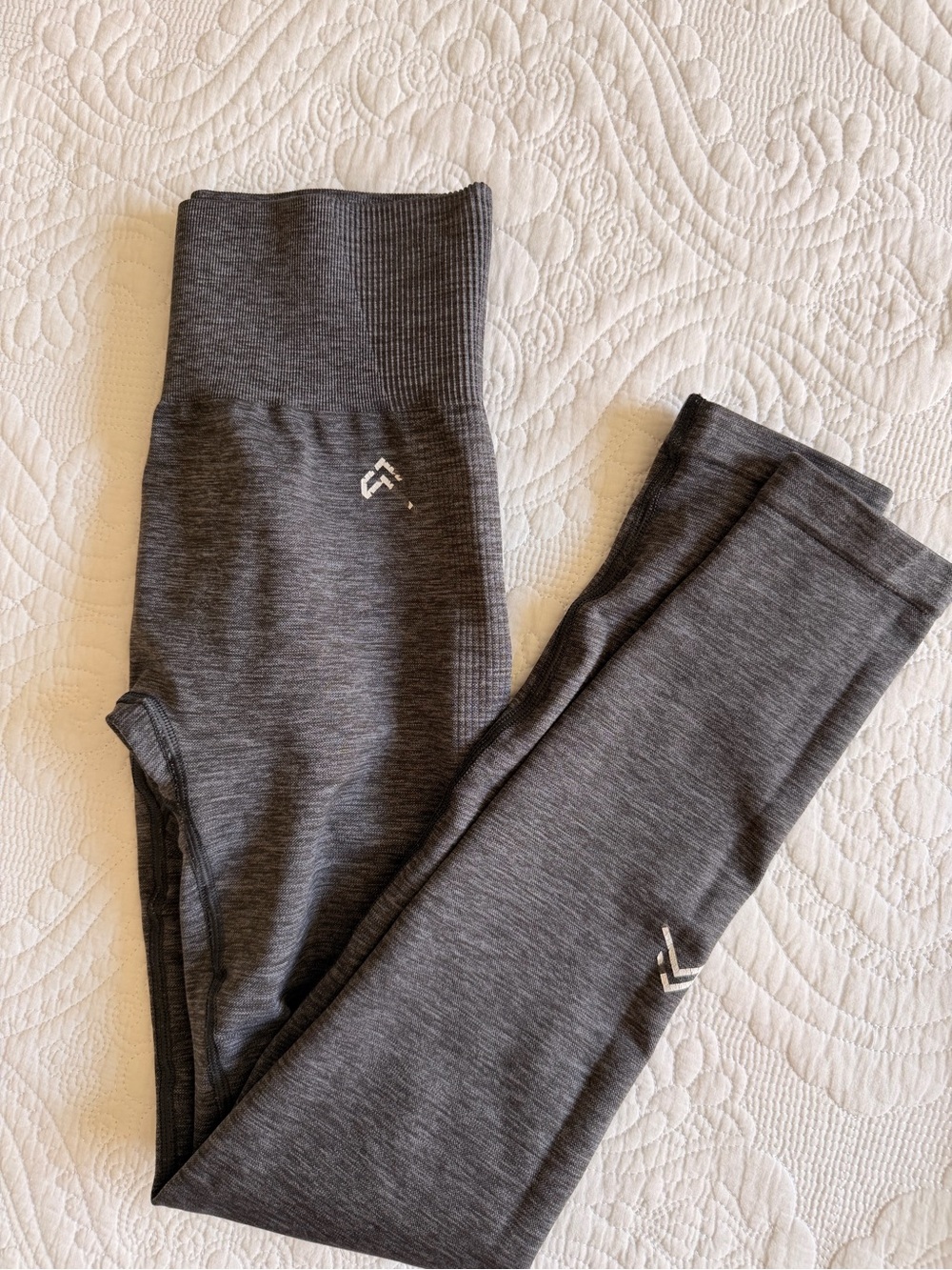Oner Active Charcoal Grey Seamless High-Waist Leggings